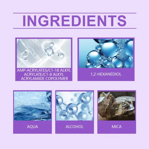 Zephoco Body Purple Con Purpurina En Aerosol Para Fiestas Y
