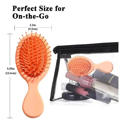 12 Mini Peines Portátiles Masajeadores De Cabello Para Viaje