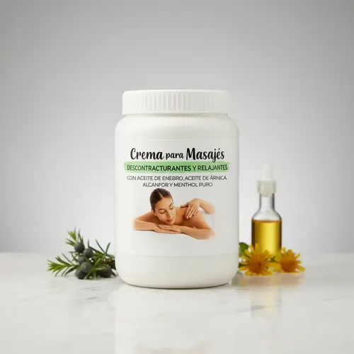 Crema Descontracturante 1 Kg Enebro, Arnica Y Otros Gba