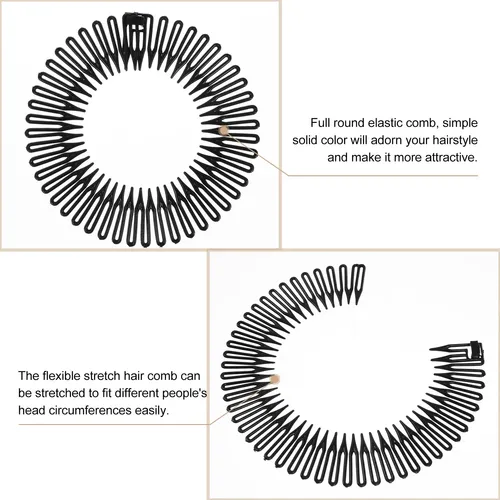 . Peine Elástico Circular Completo, 10 Unidades .