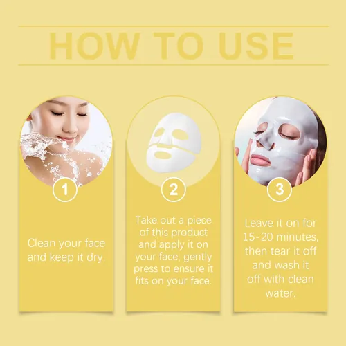 Niacinamida Reafirmante Hidratante Mascarilla Facial 1pzs