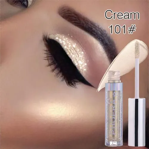 Sombra Líquida De Ojos 12 Colores Duradera Resistente Al