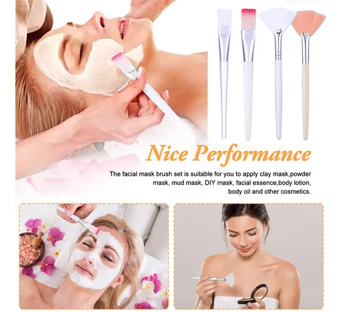 Set De Brochas Aplicadoras Para Mascarilla Facial Honeydak 3