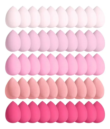 Para 50 Esponjas De Maquillaje Multicolored Grande Bz9