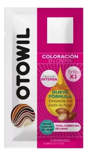 Tintura Otowil Aclarante en Sobres con Aceite de Argán