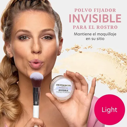 Polvo Fijador Invisible Dermacol Maquillaje Hipoalergenico