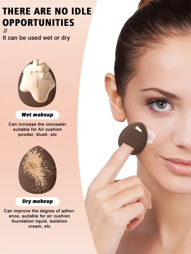 Set 16 Esponjas Y Accesorios De Maquillaje Profesional