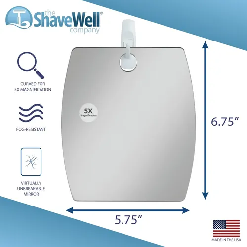 Espejo De Afeitar The Shave Well Company Con Aumento Antivah