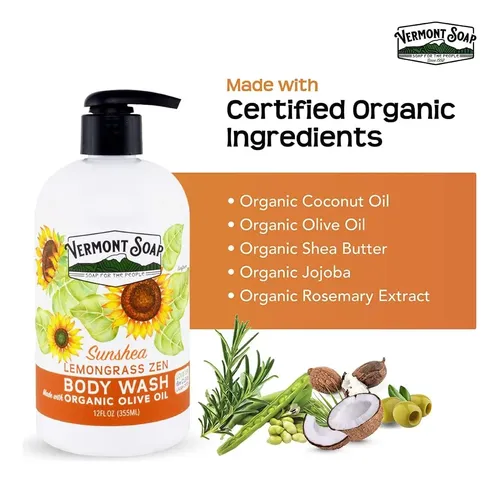Gel De Baño Vermont Soap Aroma Zen De Hierba Luisa 355 Ml Pa