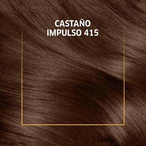 Kit Tintura Perm- Tratamiento Hidratante 415 Impulso Castaño