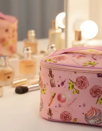 Neceser Porta Cosmeticos Maquillaje Brochas Bolso Estuche Color 1