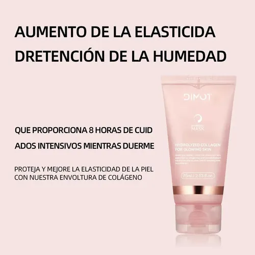 Mascarilla Facial De Colageno Wrapping Mask Nocturna 75ml Tipo de piel Todo tipo de piel
