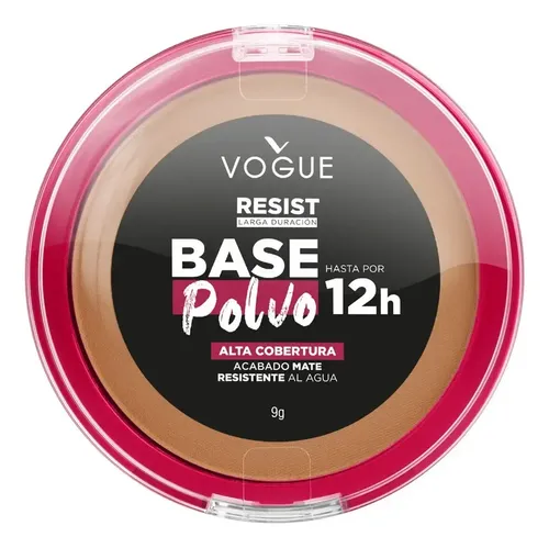 Base De Maquillaje En Polvo Vogue Resist 12h Acabado Mate