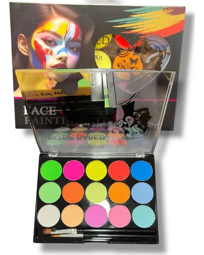 Paleta De Sombra Maquillaje Artístico 15 Colors Con 2 Pincel