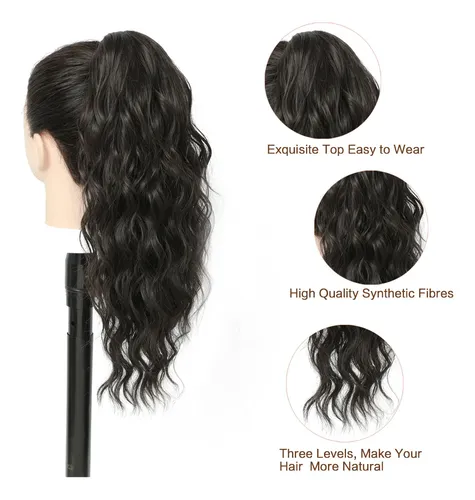 Pinza Para Coleta De Cabello Extensiones 18 Pulgadas
