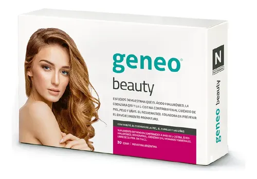 Ácido Hialurónico Geneo Beauty Antiarrugas 30 Comp.