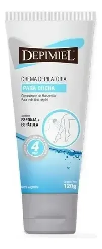 Crema Depilatoria Para Ducha Depimiel Con Manzanilla X 120 G