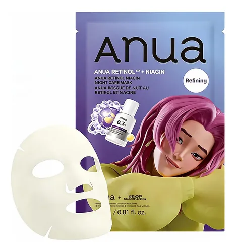 Mascarilla Facial Anua Nocturna Con Retinol Niacinamida 30ml