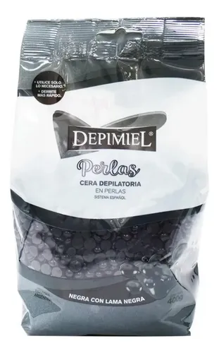 Cera En Perlas Depimiel Negra Bolsa X 400 Gr