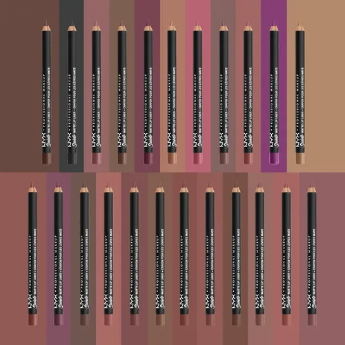 Lápiz Delineador Mate Nyx Suede Para Labios Downtown Brown