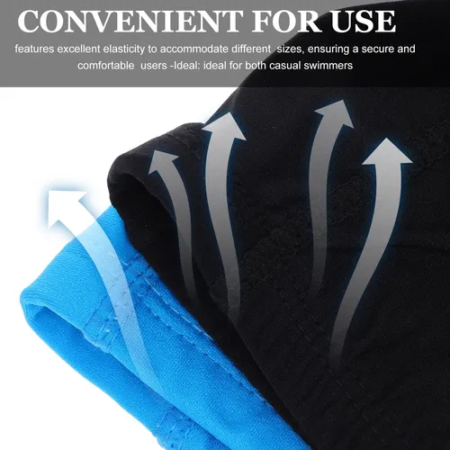 Gorro De Natación Unisex De 6 Piezas: Gorro De Baño Elástico
