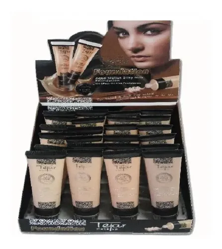 Base Maquillaje Cremosa Tejar Make Up Mate Media 30g Larga Duración