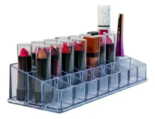 Organizador Soporte Porta Esmaltes Brocha Labiales Acrilico