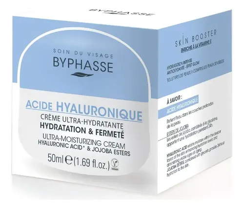 Crema Facial Byphasse Ácido Hialurónico 50ml Hidratante Día Noche