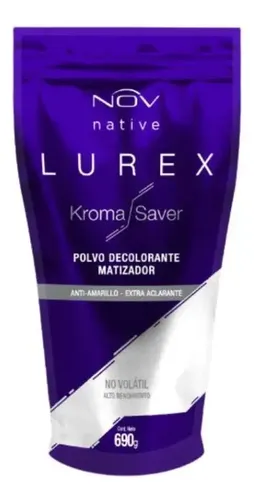 3 Nov Polvo Decolorante Matizador Violeta Kroma Saver 690 Gr