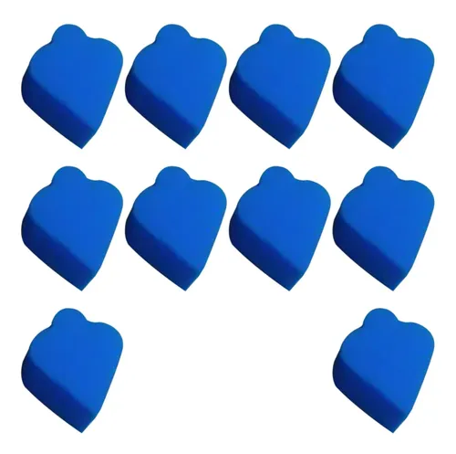 Esponjas De Pintura Facial De Alta Pechuga De Ciruela Azul
