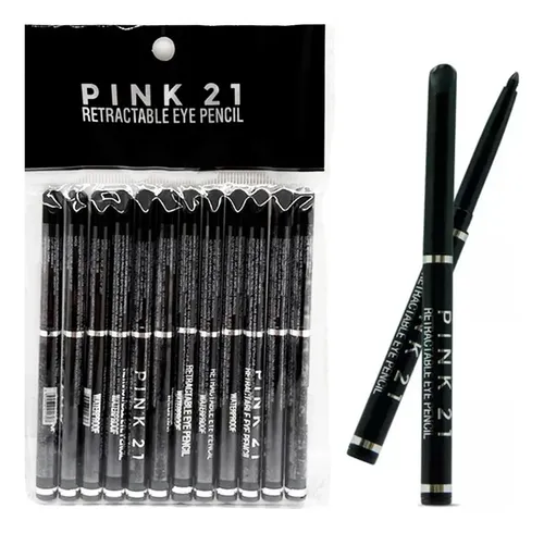 Pack de Delineadores Retráctiles Pink 21 Negros de Larga Duración