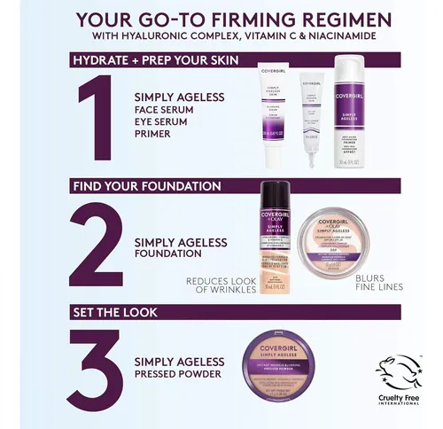 Base Y Polvo Antiarrugas Covergirl Simply Ageless