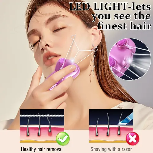 Depiladora Facial Ec Vision Para Mujer, Depiladora Rosa Rosa