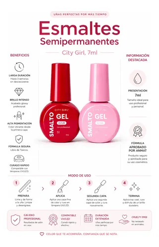Kit Profesional Completo Uñas Soft Gel Uv Led X57 Piezas