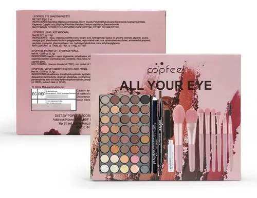 Set De Maquillaje De Ojos Paleta De Sombras De Ojos De Tonos