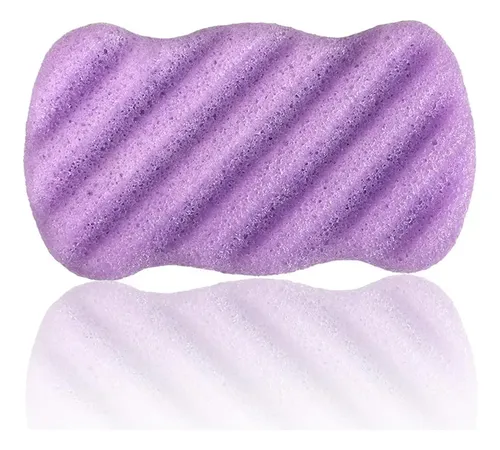 Esponja Konjac For Rostro Y Cuerpo De Lavanda Morada &un