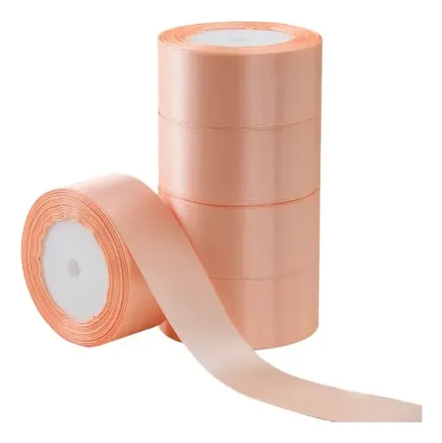 O.o 5 Rollos De Listón De Regalo De 4 Cm, Decoración De O Rb