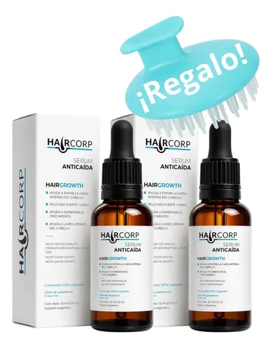 Haircorp Serum Anticaida X 2 + Masajeador Capilar De