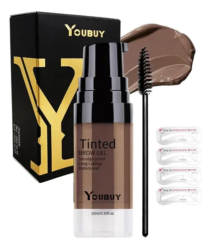 Kit Gel Cejas 3d Kuertebuy Light Brown