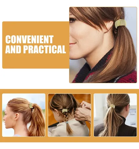 6 Cintas Para El Pelo Para Mujer, Soportes Para Coletas De M