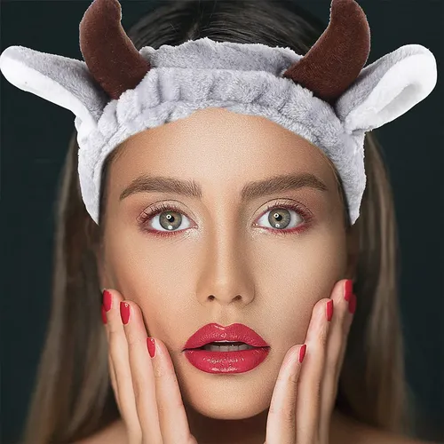 Diadema Con Cuernos, 2 Unidades, Pa Spa Headbands