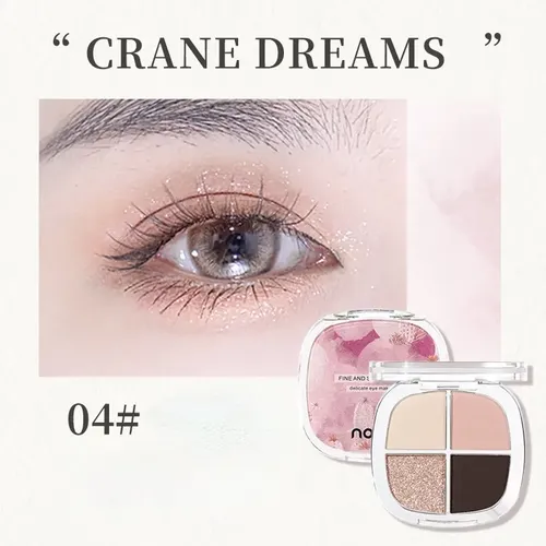Novo Mini Paleta Sombras 4 Colores Eyeshadows Korean Style