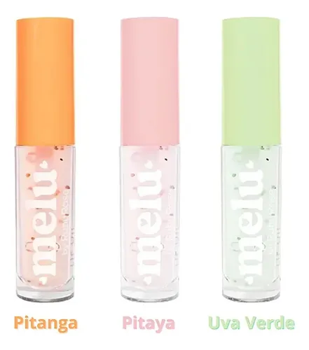 Labial Brillo Gloss Hidratante Lip Oil Melu Ruby Rose