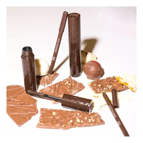Set Mirada Chocolate Máscara Pestañas Vitamina E +delineador Marrón