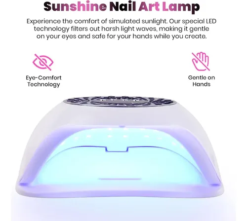 Lámpara Uv Para Uñas Gel 268w Profesional Portátil