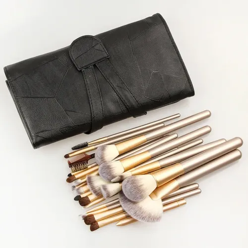 Set 24 Brochas Pinceles Profesionales Naturales Y Sintéticos