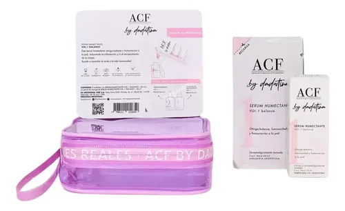 Kit Skincare: Serum + Recarga Vol 1 + Neceser Acf By Dada