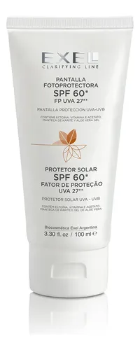 Pantalla Fotoprotectora Spf 60 Fp Uva 27 Exel 100 ml