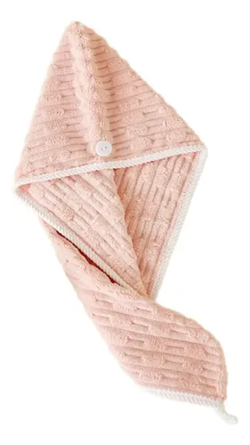 Gorro Para Secar El Cabello En Capas, Corales, Terciopelo, T