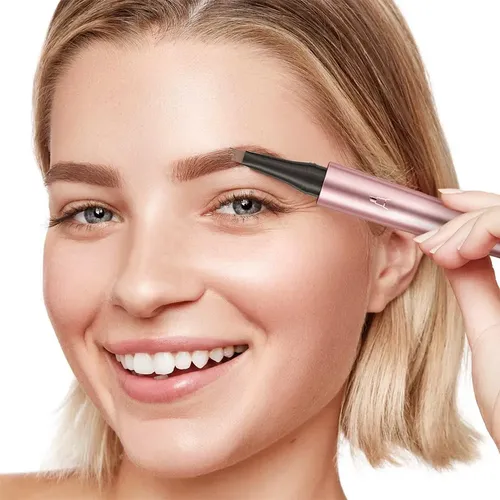 Delineador Microblading Cejas Impermeable Café Oscuro